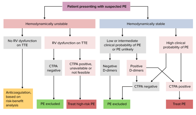 Pulmonary Embolism Clinical Concise Medical Knowledge