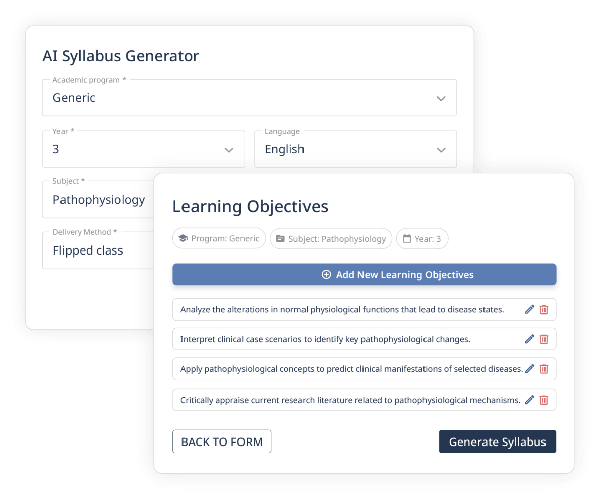 Ai syllabus generator single min