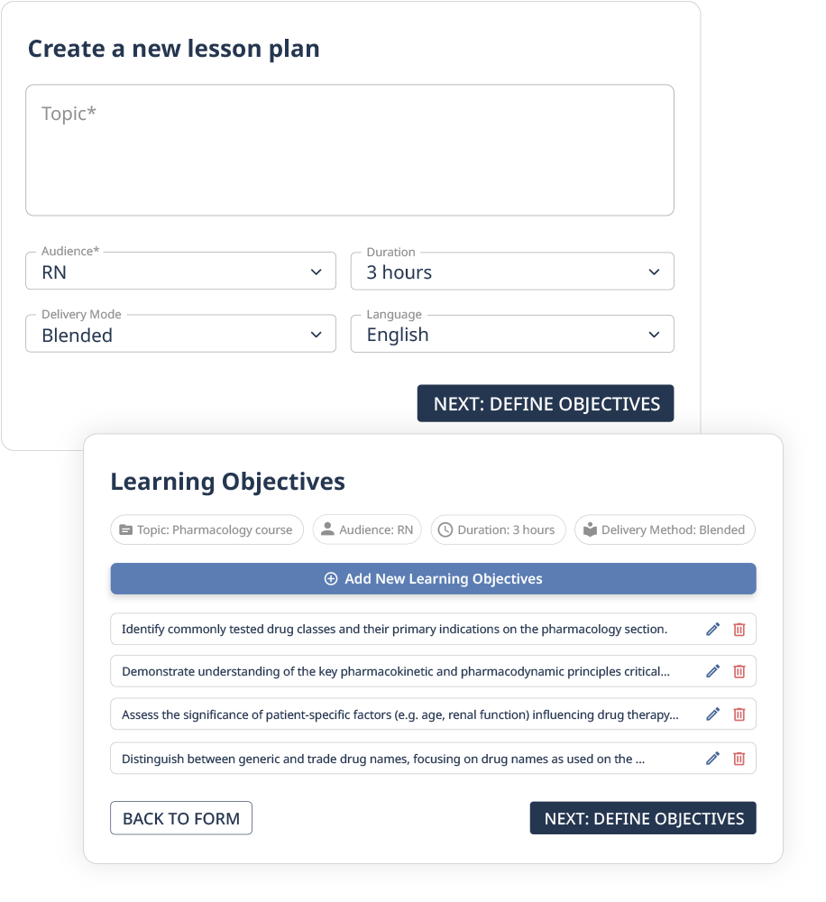 B2u feature ai lesson pan generator