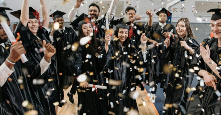 Group of graduating students