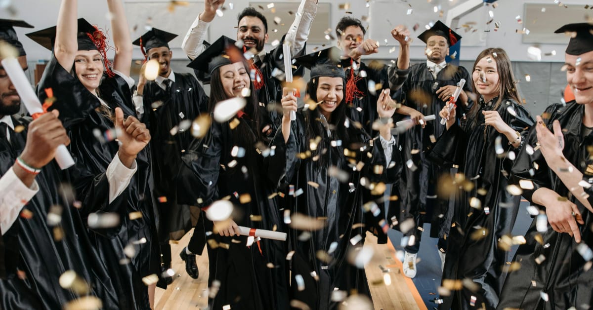 Group of graduating students