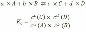 Calculation of the law of mass action 300x111 1