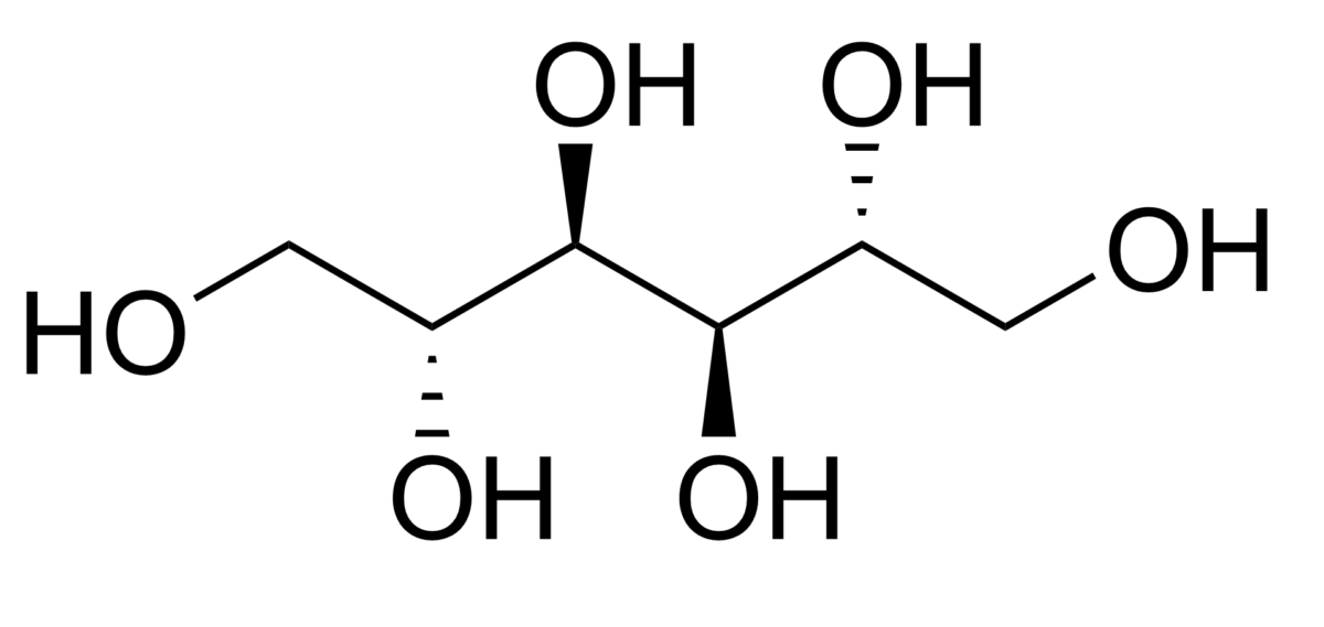 Chemical structure of mannitol osmotic diuretics