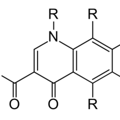 Chemical structure of Quinolone