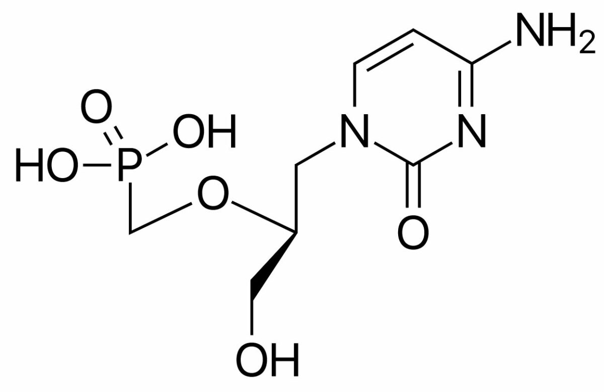 Chemical structure of cidofovir
