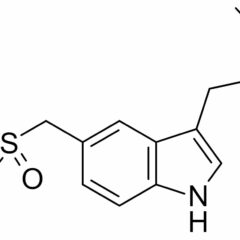 Chemical structure of sumatriptan