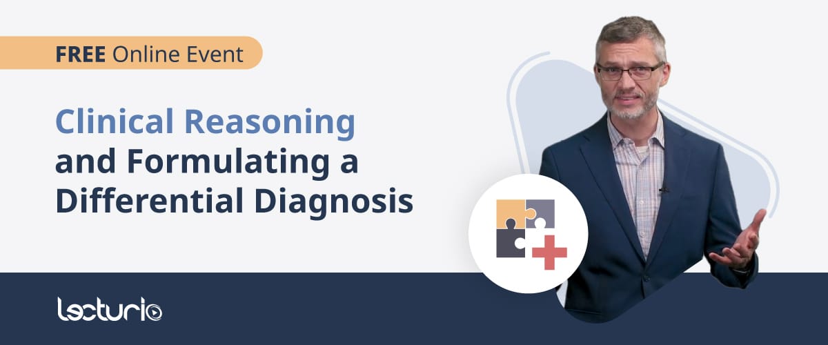 Clinical reasoning and formulating a differential diagnosis crm