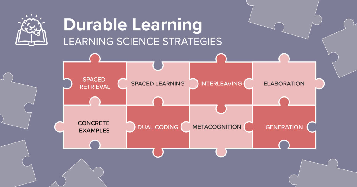 Durable learning feature