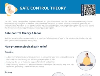 Gate control theory