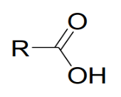 General formula of carboxylic acids