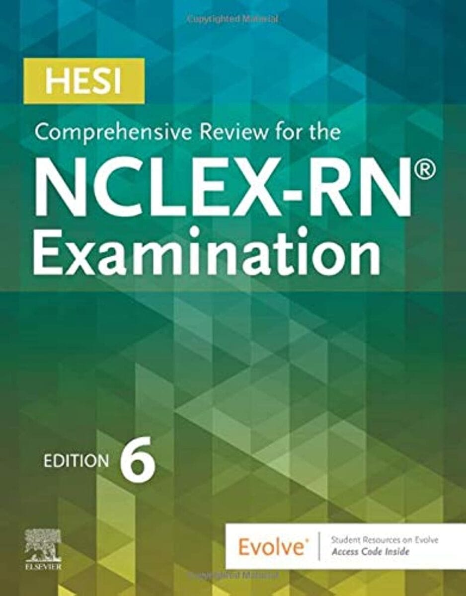Book cover for: hesi comprehensive review for the nclex-rn examination (6th edition)