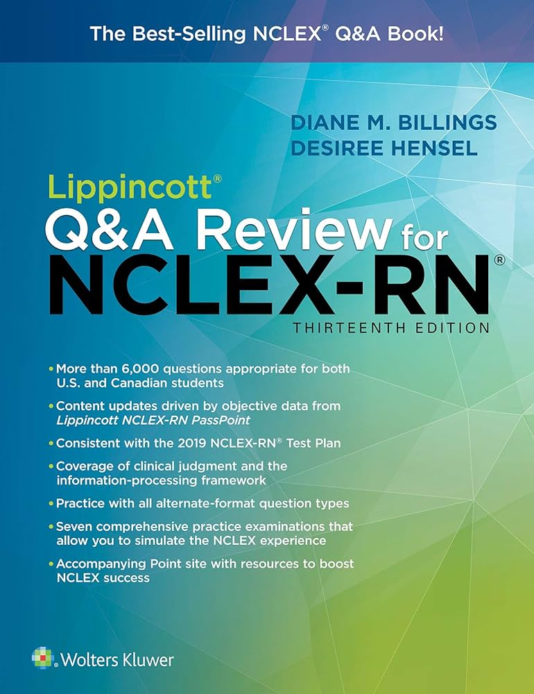 Book cover for: lippincott q&a review for nclex-rn 13th
