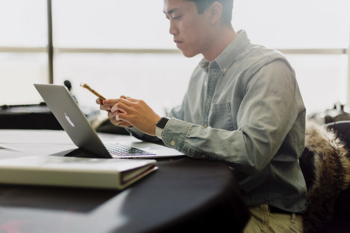 Man Studying