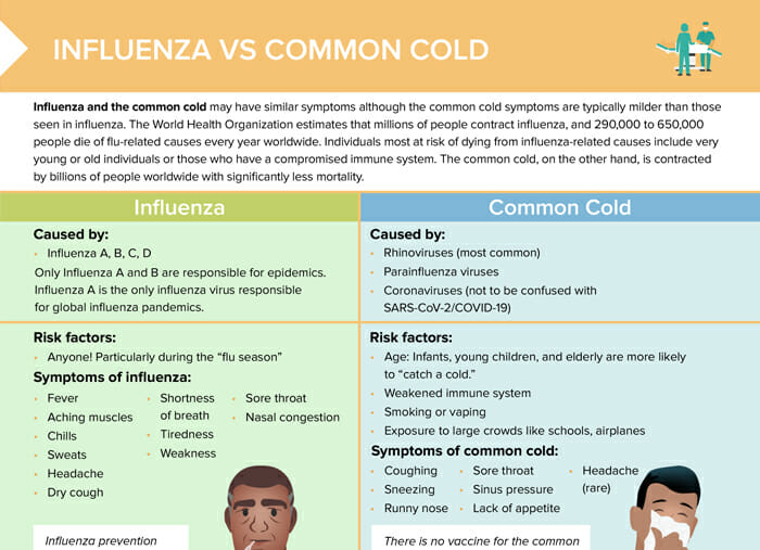 Cold vs Flu [+ Free Cheat Sheet] | Lecturio Nursing