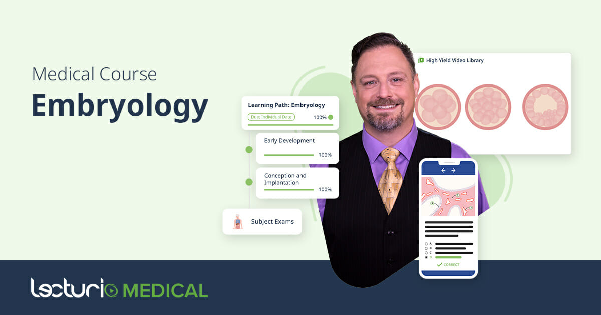 Online Embryology Course Videos, Qbank & more Lecturio