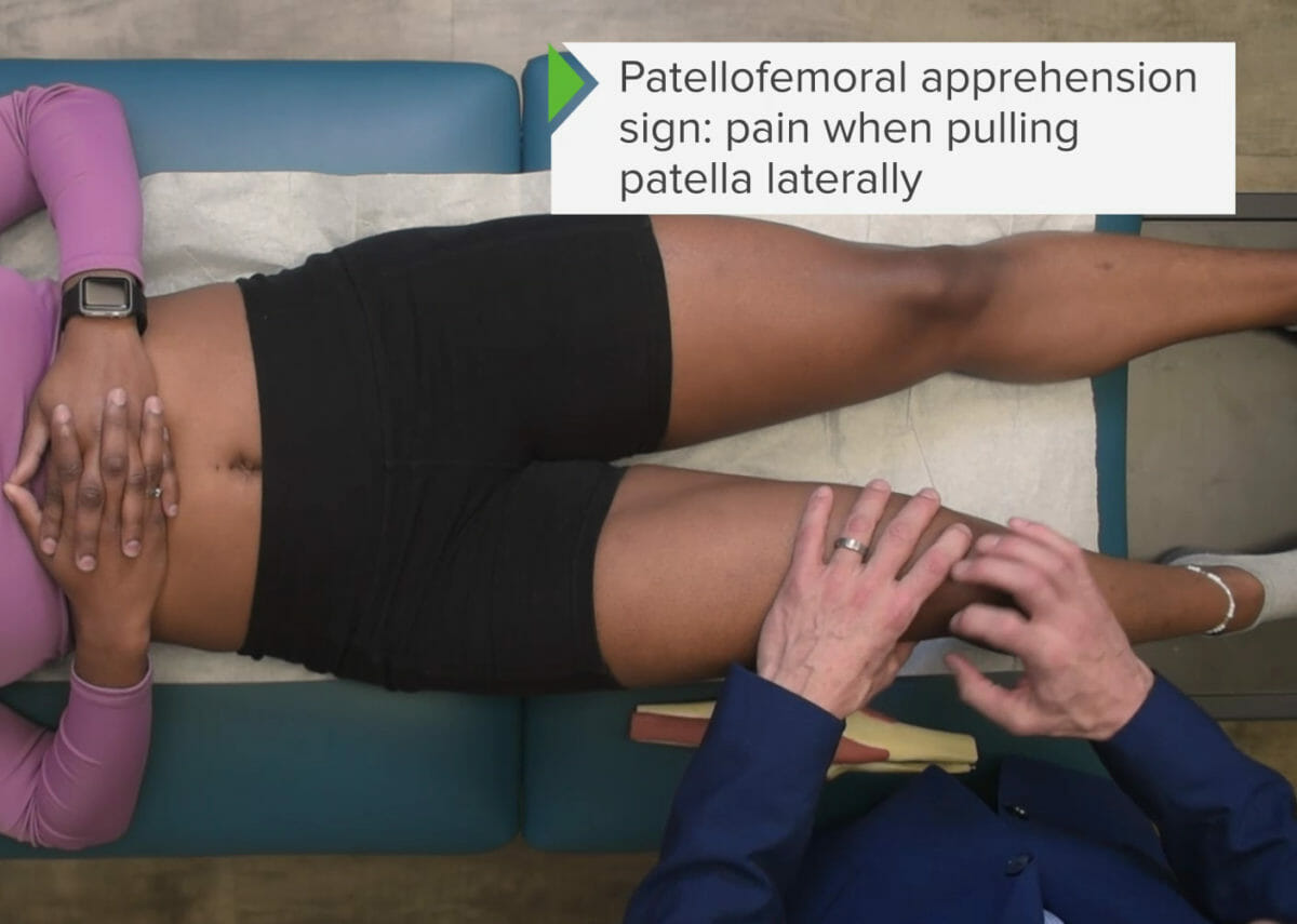 Patellar stability test
