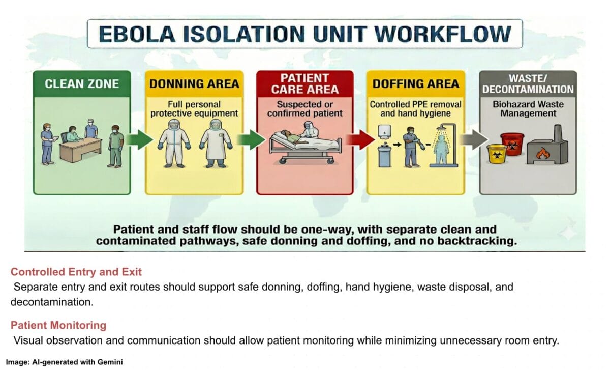 Ebola Isolation Unit Workflow
