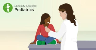 Specialty spotlight pediatrics 1 Specialty spotlight - pediatrics banner