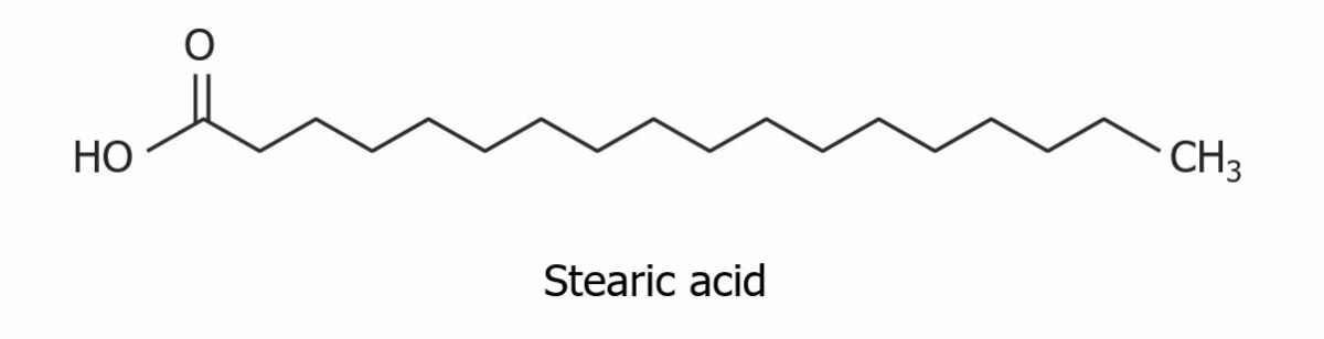 Structure of stearic acid