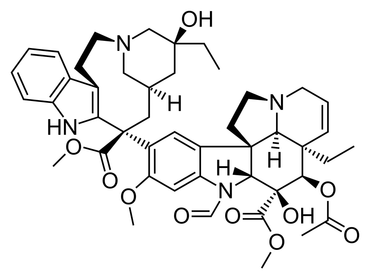 Structure of vincristine