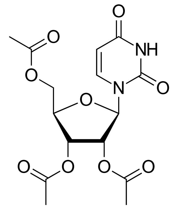 Triacetato de uridina estructura aciduria orótica