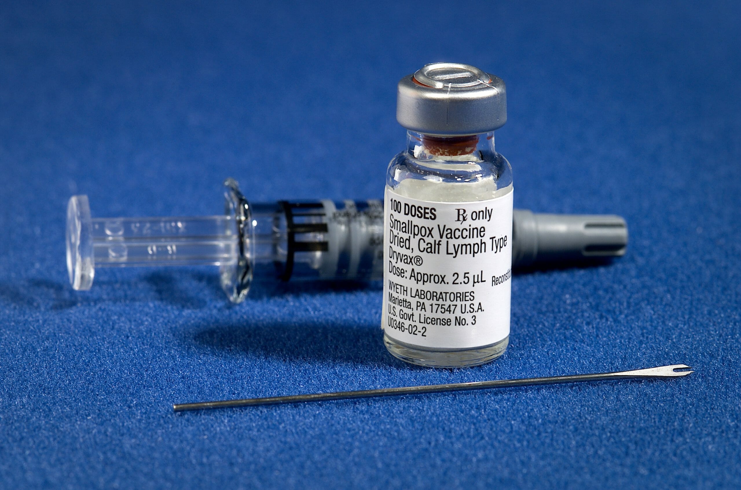 Vaccine vial smallpox