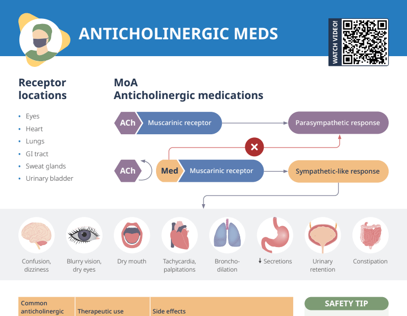 Anticholinergic Drugs [+ Free Cheat Sheet] | Lecturio