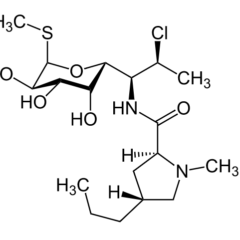 chemical structure of clindamycin
