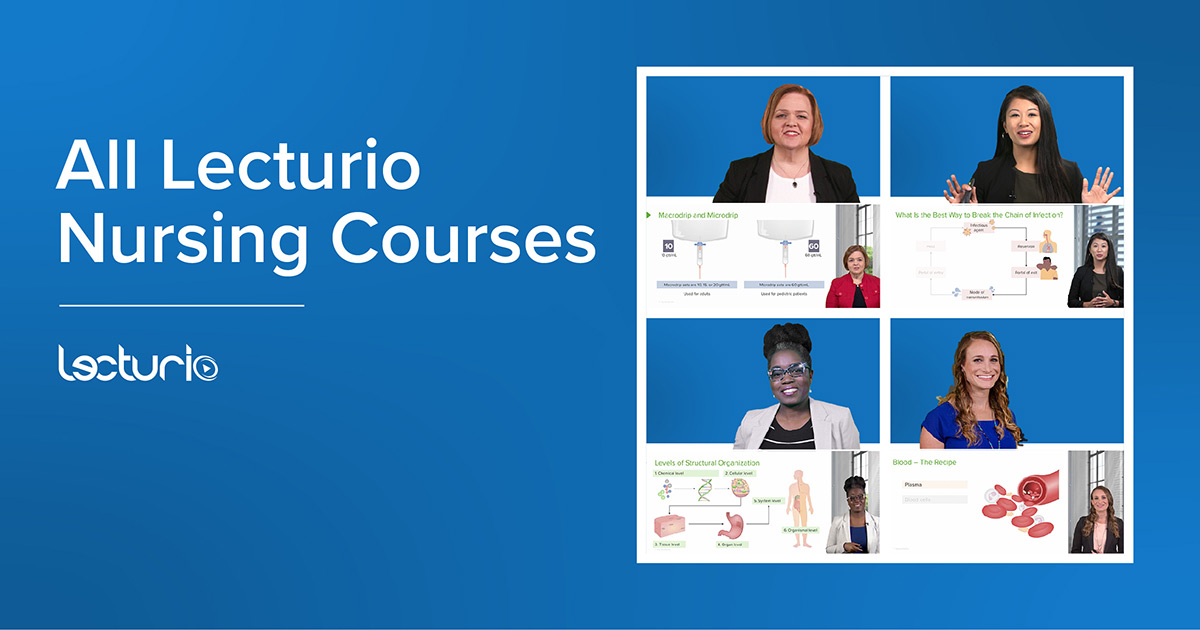 Lecturio Nursing | Courses | Overview